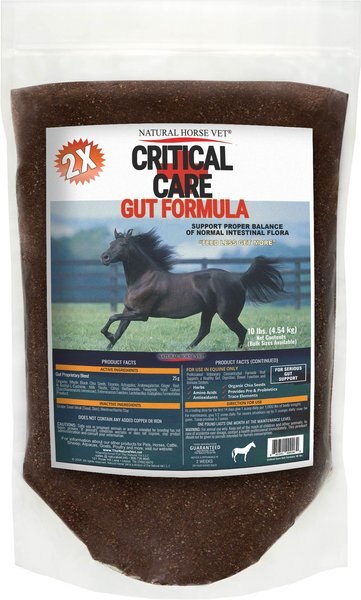 Natural Horse Vet Critical Care Gut Formula Horse Supplement