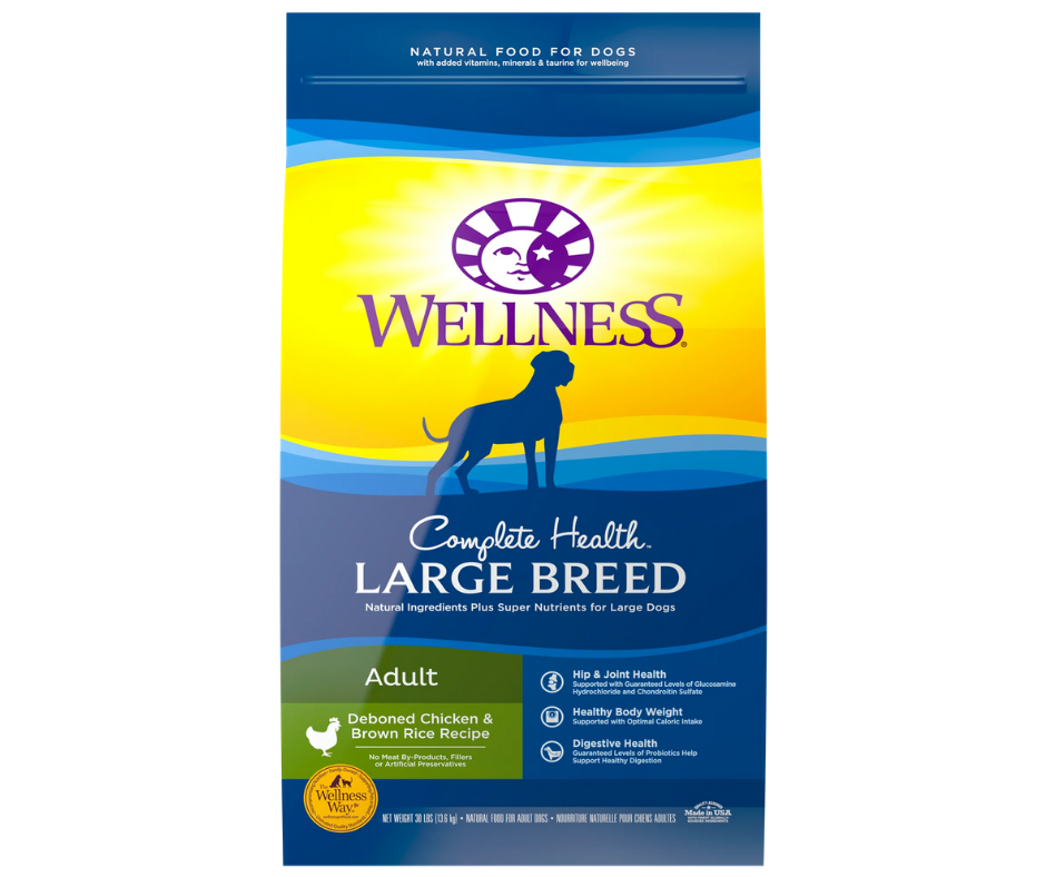 Wellness Complete Health - Large Breed， Adult Dog Deboned Chicken and