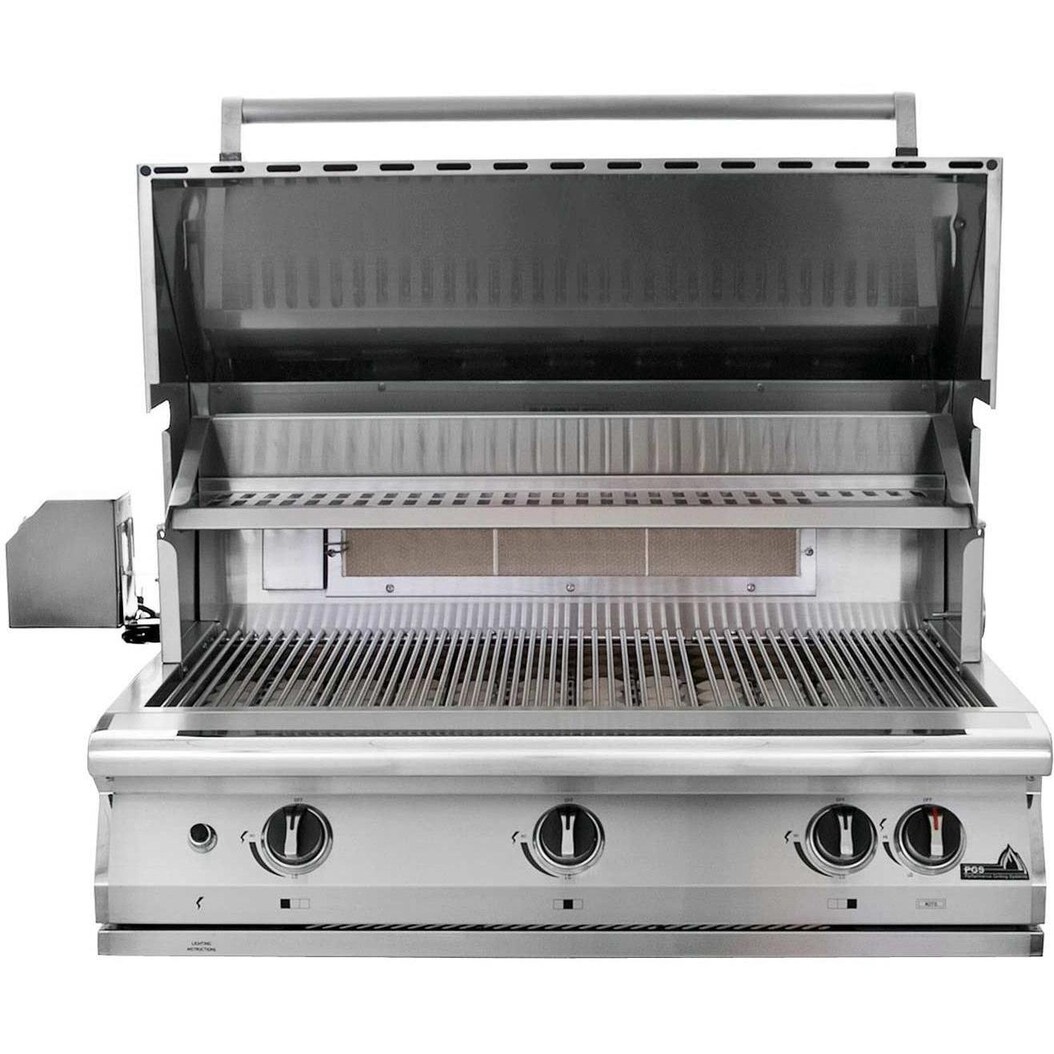 PGS Legacy Pacifica Gourmet 39-Inch Built-In Natural Gas Grill With Rotisserie