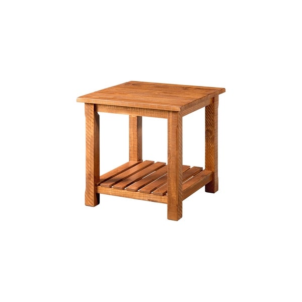 Barn Door Wood End Table by Martin Svensson Home