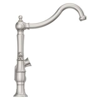 Pfister Courant Two Handle Bridge Kitchen Faucet with Side Spray in Stainless Steel F-031-4COS