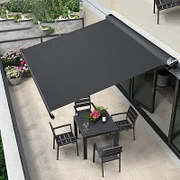 Outdoor Rainproof Folding Retractable Awning