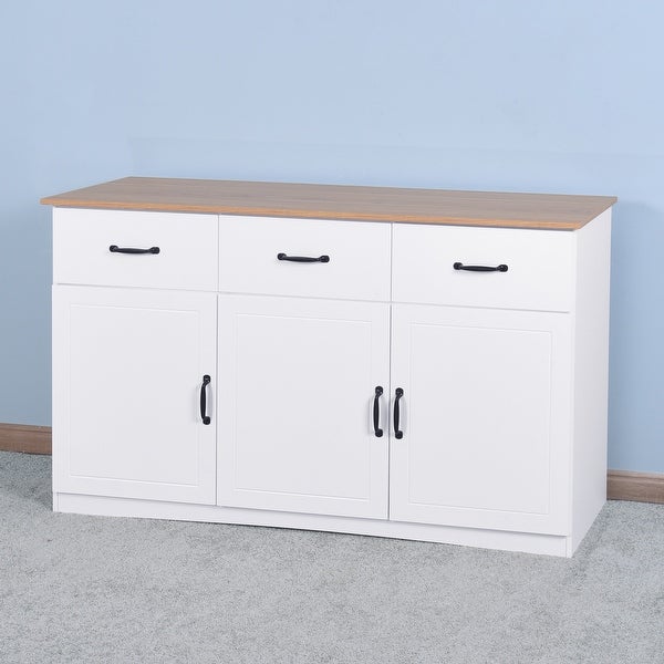 Storage Cabinet Console Table for Living Room