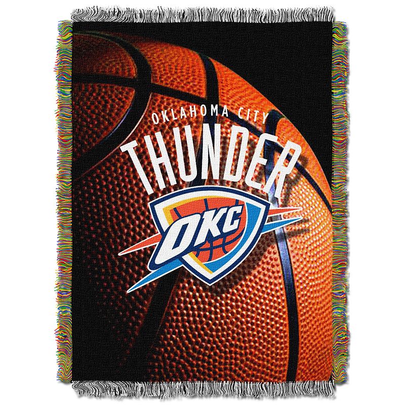 Oklahoma City Thunder Logo Throw Blanket