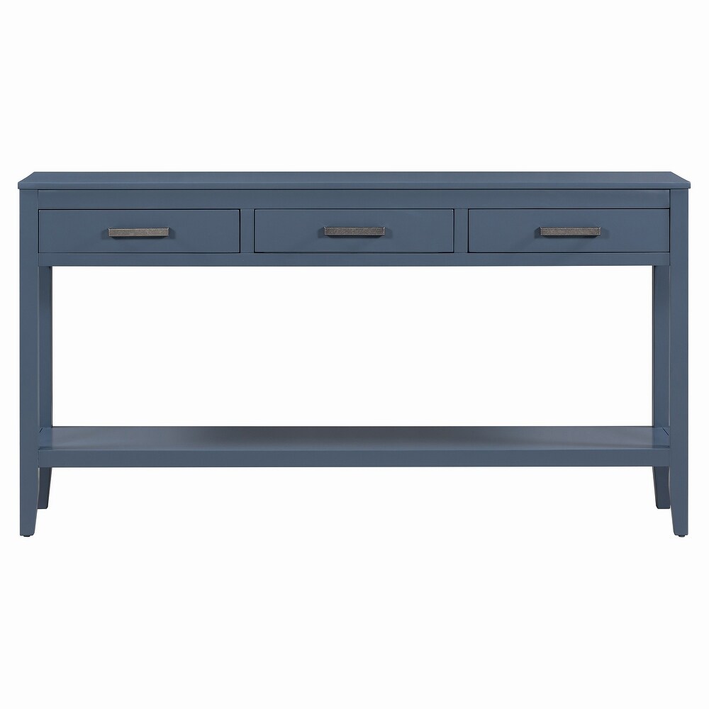 3 Drawer Console Table with 1 Shelf  Entrance Table