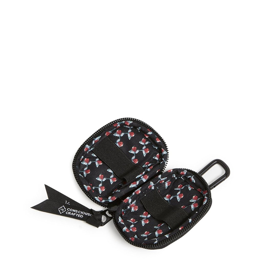 Vera Bradley  Bag Charm for AirPods in Perennials Noir