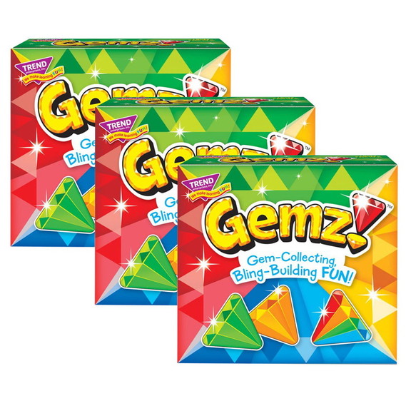 TREND T 20001 3 Gemz Three Corner Card Game (3 EA)