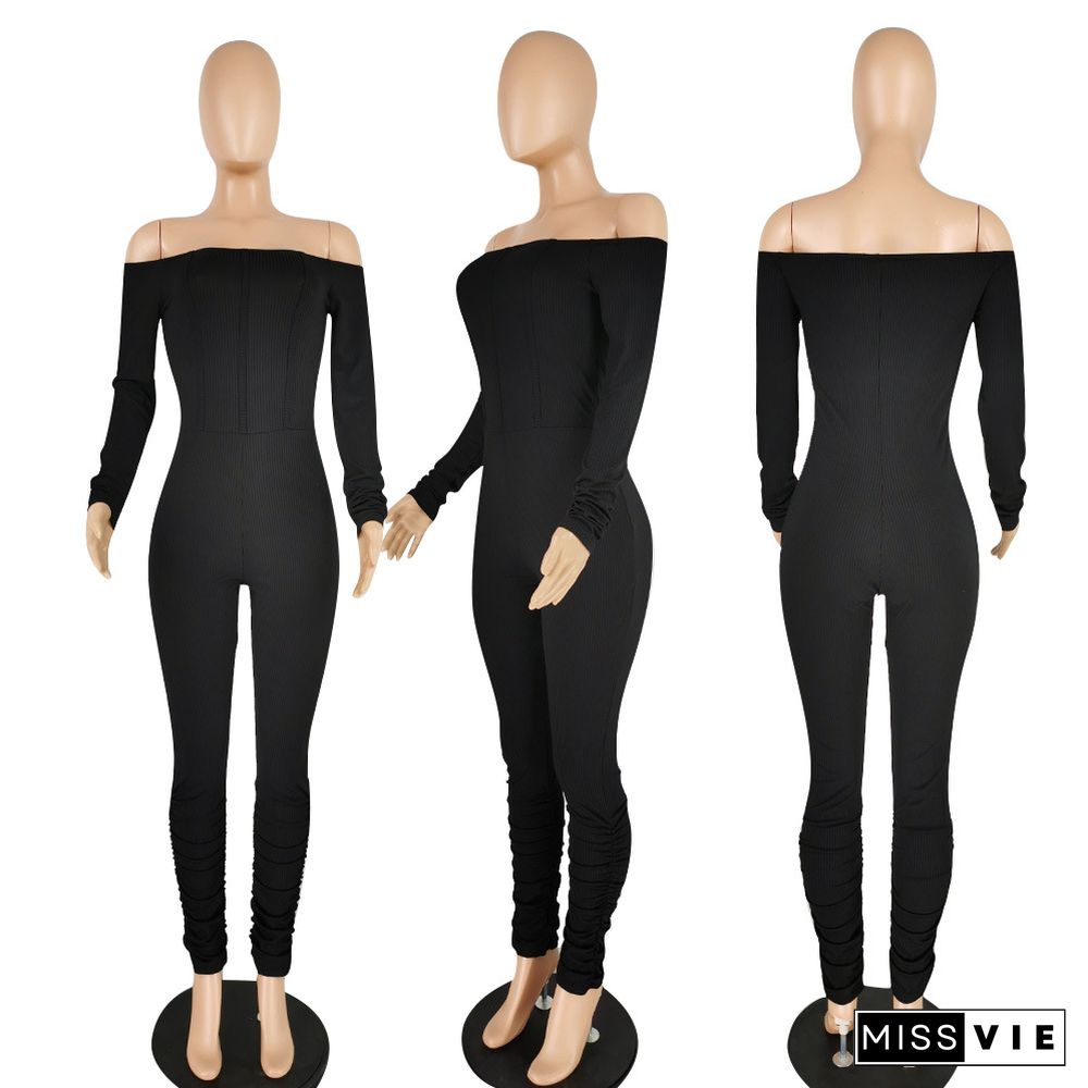 New Sexy One-shoulder Women's Jumpsuit