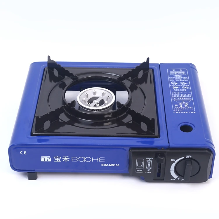 CE Outdoor Camping Cooking Single Butane Burner Mini Portable Camp Cassette Gas Stove