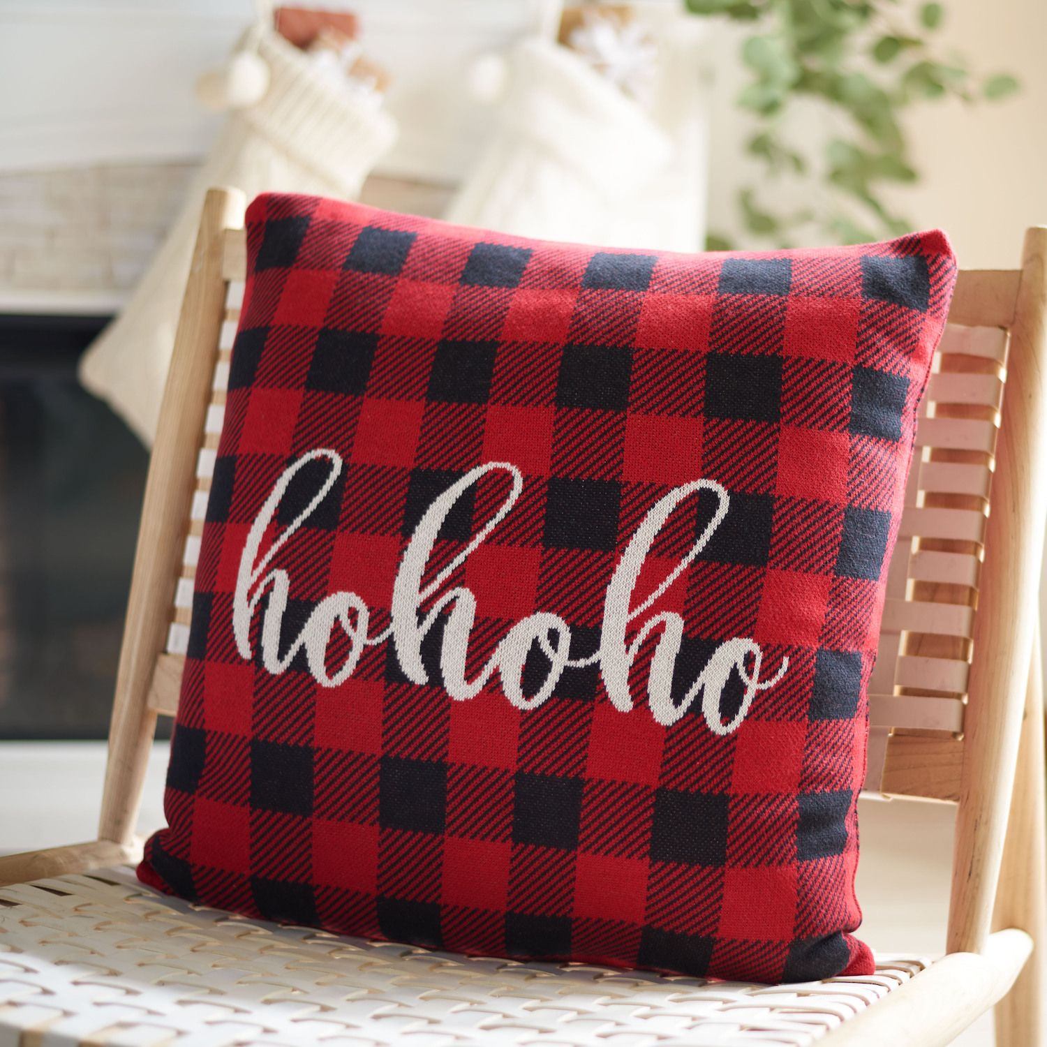 Safavieh HO HO HO Throw Pillow