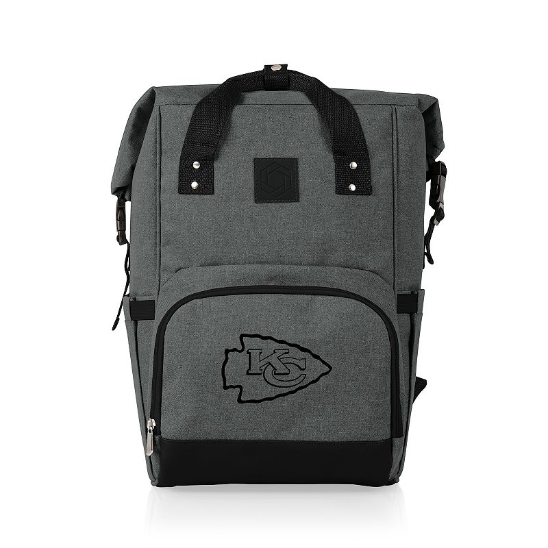 Picnic Time Kansas City Chiefs On The Go Roll-Top Cooler Backpack