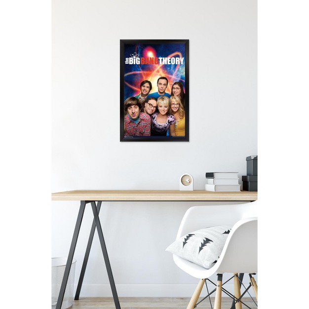 Trends International The Big Bang Theory Season 8 Key Art Framed Wall Poster Prints