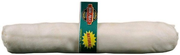 The Rawhide Express Natural Retriever Roll Dog Treat， 9-10-in