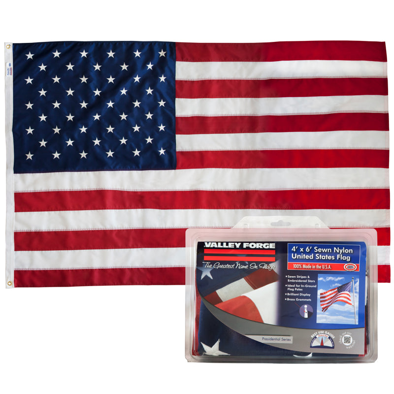 FLAG NYLON 4X6' US