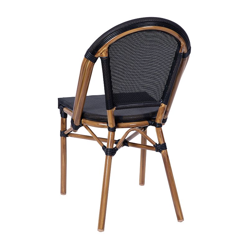 Taylor and Logan Noemi Indoor / Outdoor Stackable French Bistro Chair 2-piece Set