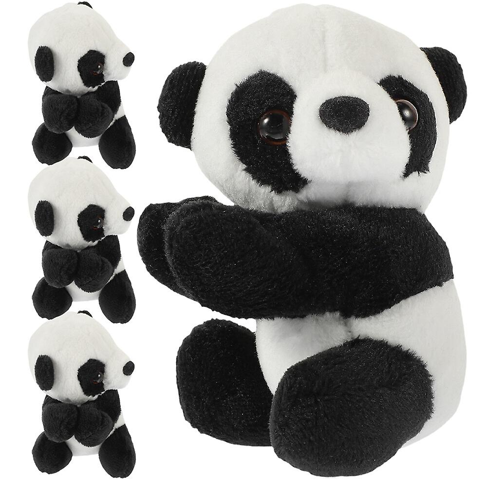 4 Pcs Plush Panda Clip Panda Animal Memo Clips Panda Note Clip Panda Photo Clips For Home