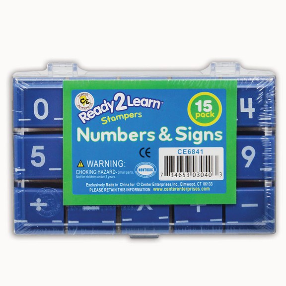 Center Enterprises CE 6841 Manuscript Numbers Stam...