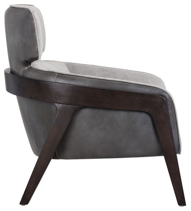 Sunpan 5West Maximus Armchair   Midcentury   Armchairs And Accent Chairs   by Unlimited Furniture Group  Houzz