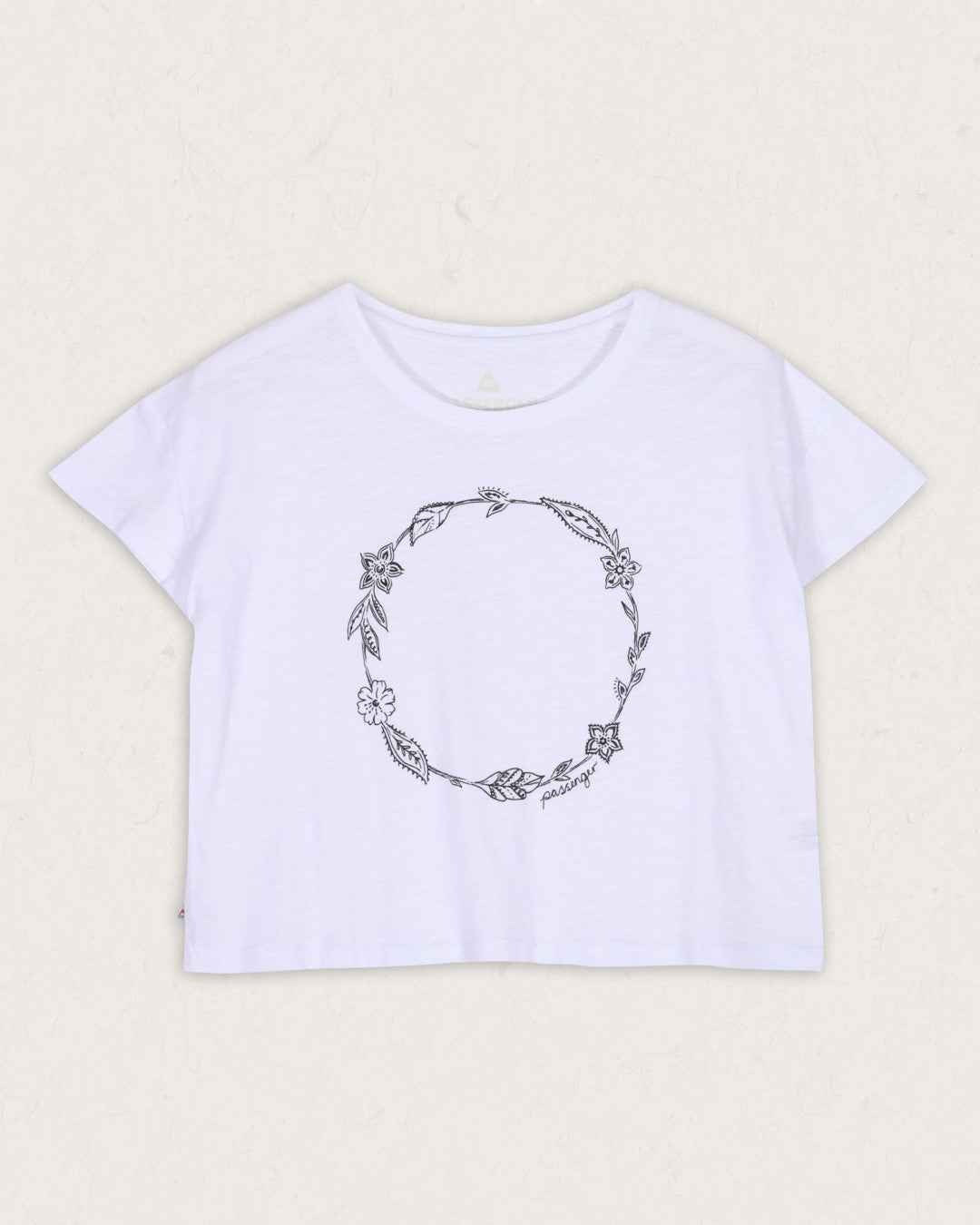 Daisy Chain Recycled Cotton T-Shirt - White