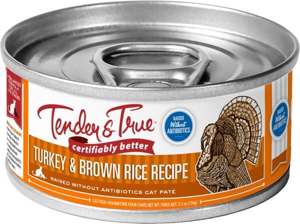 Tender and True Turkey and Brown Rice Recipe Canned Cat Food