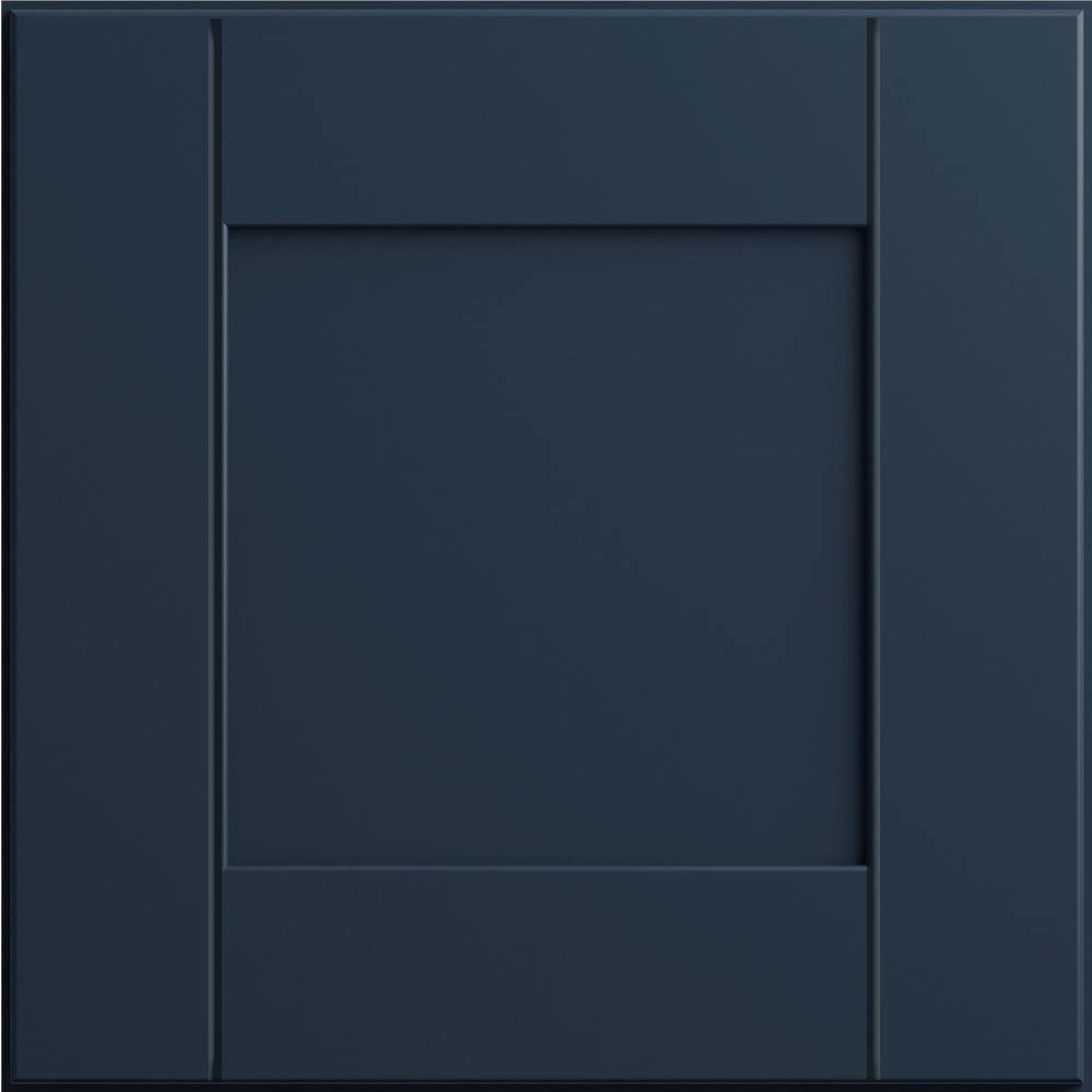 Home Decorators Collection Washington Vessel Blue Plywood Shaker Stock Assembled Corner Kitchen Cabinet Diagonal Sft Cls Lt 24 in. x 42 in. x12 in. WA2442L-WVB