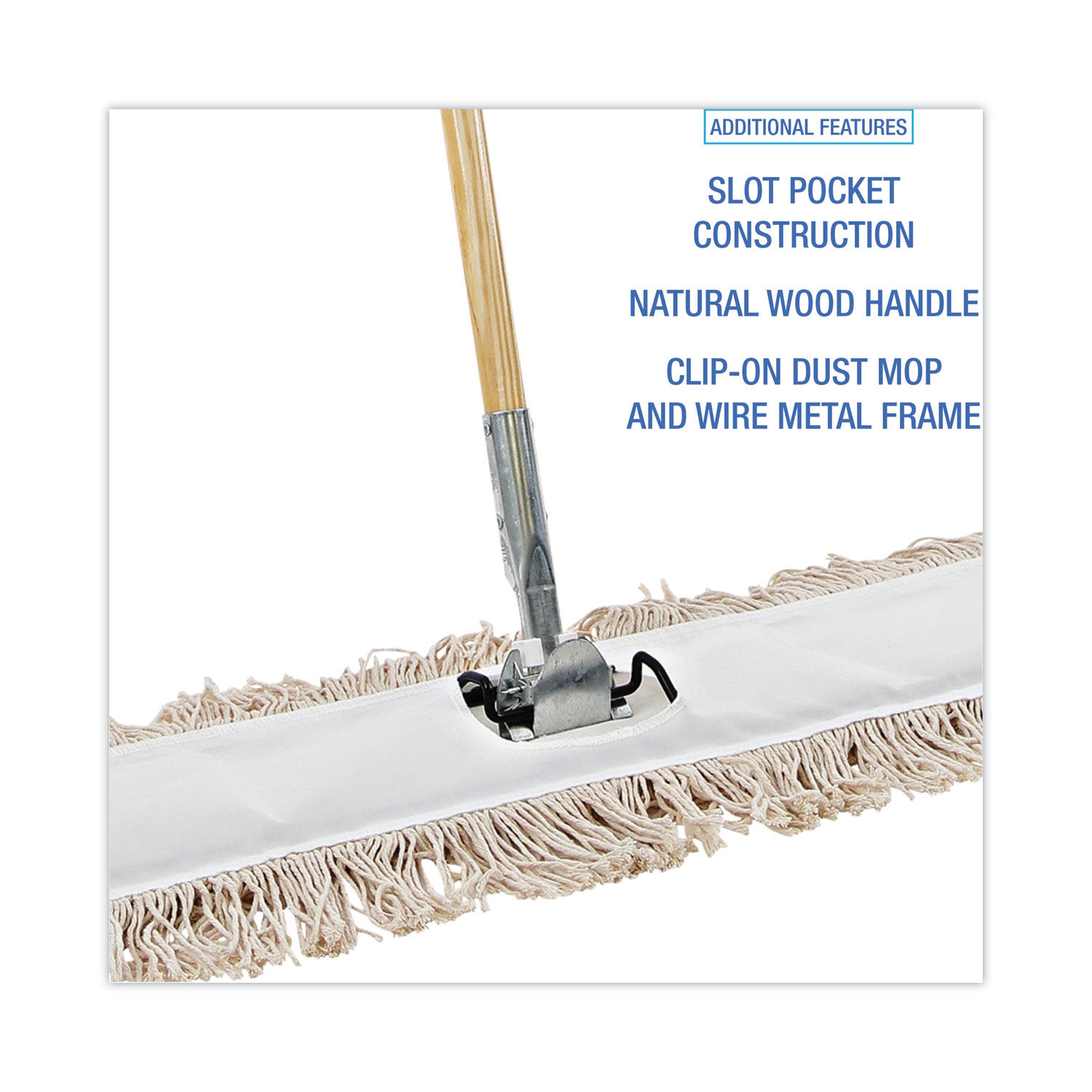 Cotton Dry Mopping Kit by Boardwalkandreg; BWKM365C