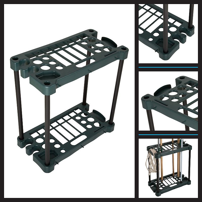 Stalwart Garage and Garden Tool Organizer Utility Rack