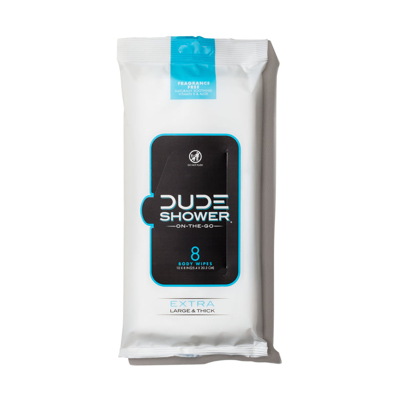 DUDE SHOWER WIPES 8CT