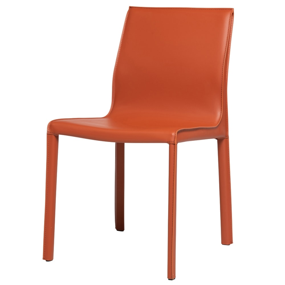 STAN Modern Leather Side Chair