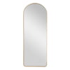 NeuType 22 in x 65 in Gold Modern Floor Mirror