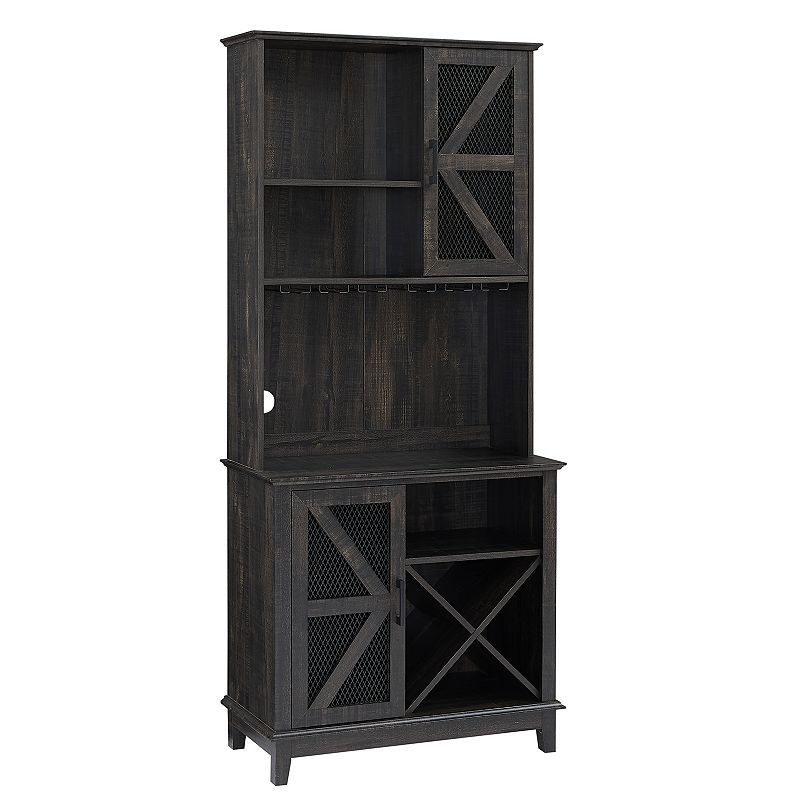 Farmhouse Bar Storage Cabinet