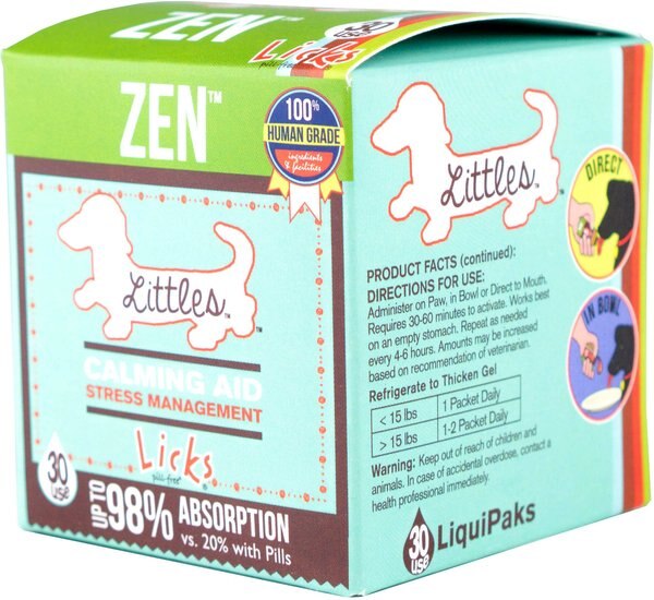 Licks Pill-Free Littles ZEN Calming Roasted Chicken Flavor Dog Supplement