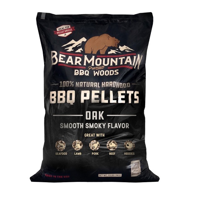 Bear Mountain Bbq 100 Natural Hardwood Pellets For Smokers And Outdoor Grills