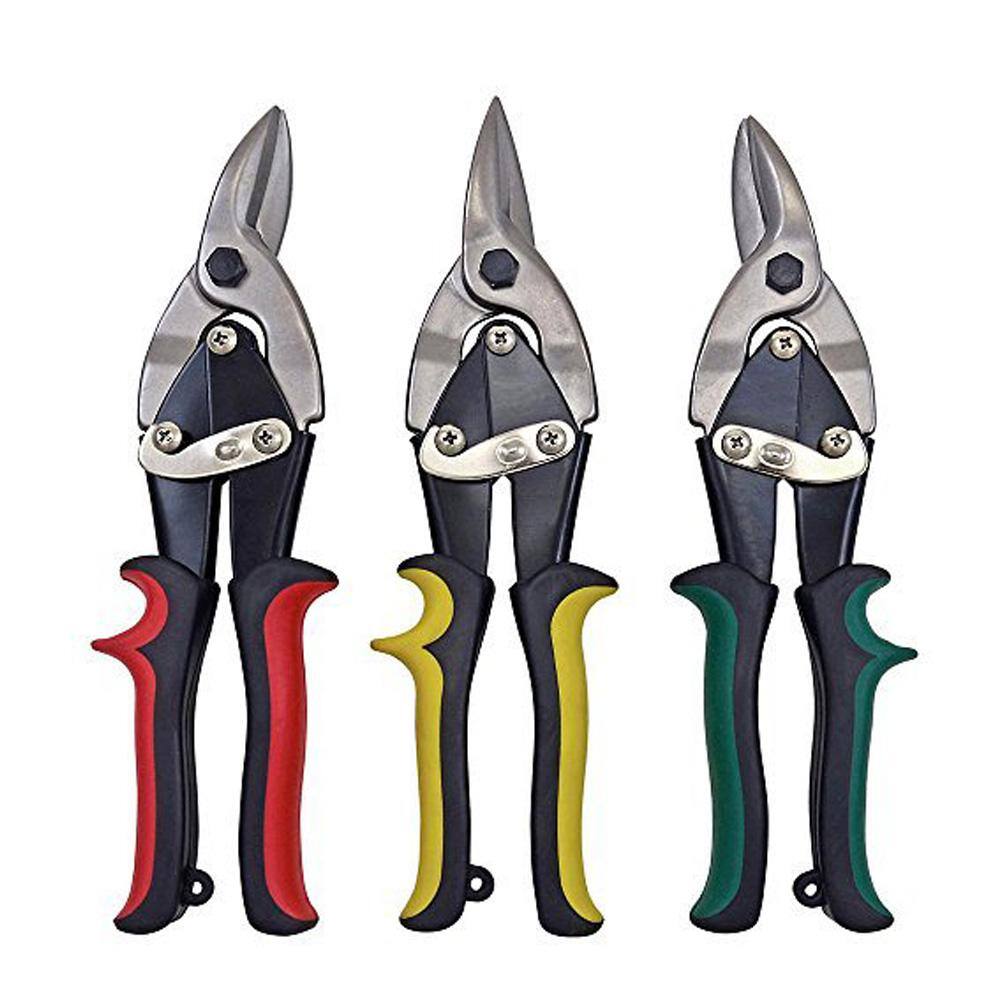 KING Straight-Cut Left-Cut and Right-Cut Aviation Tin Snip Set (3-Pieces) 0072-0