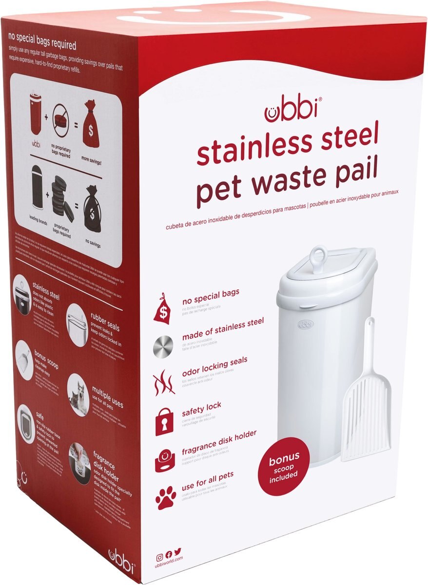 Ubbi Litter Scoop Dog and Cat Waste Pail