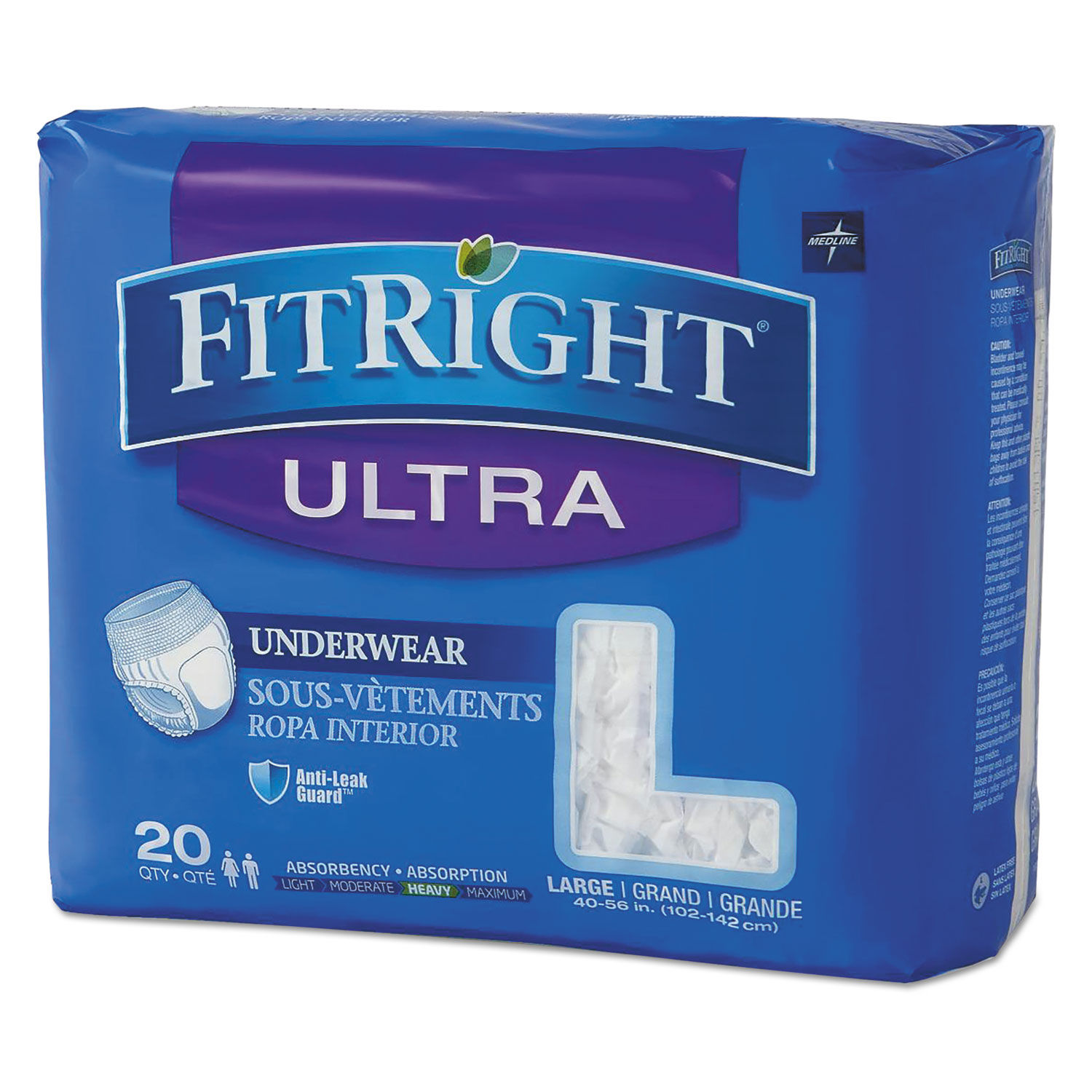 FitRight Ultra Protective Underwear by Medline MIIFIT23505A