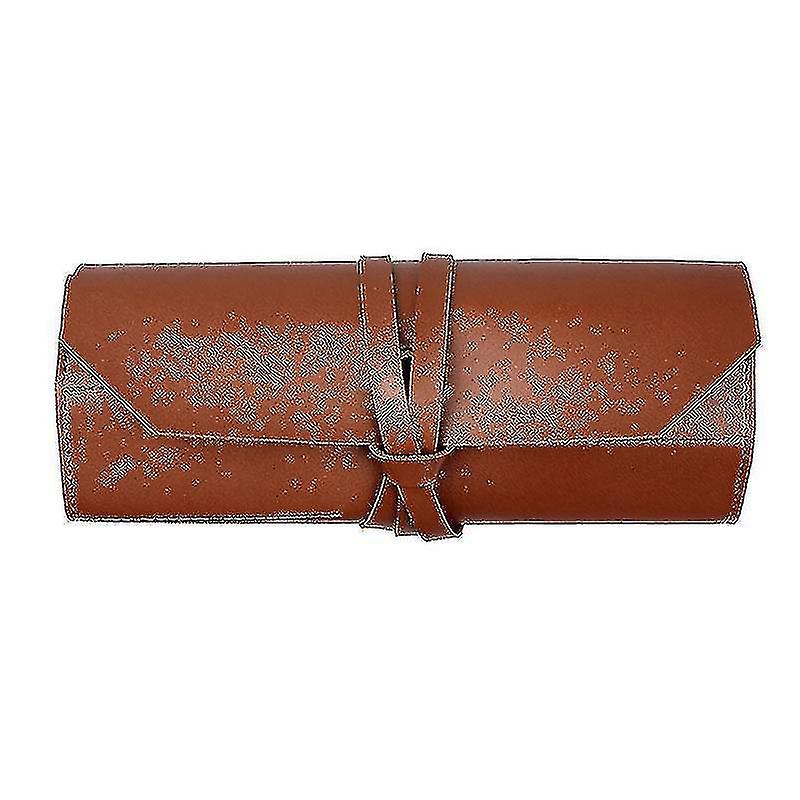 Leather Double-layer Thickened Tool Storage Roll Bag Hardware Dual-purpose Wrench