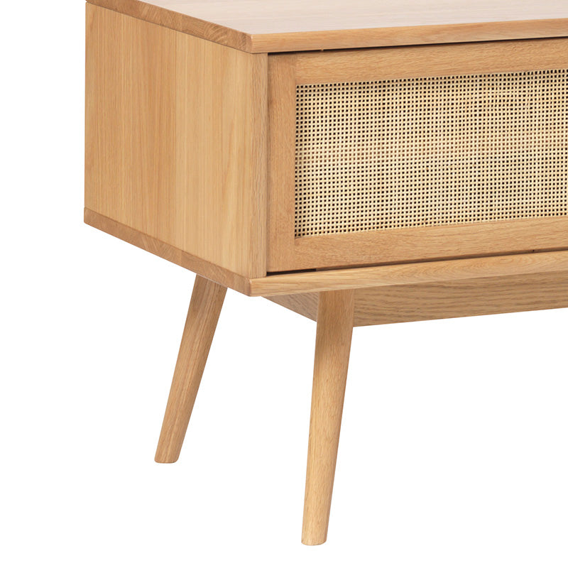 BARRALI Entertainment TV Unit 150cm -  Natural & Rattan