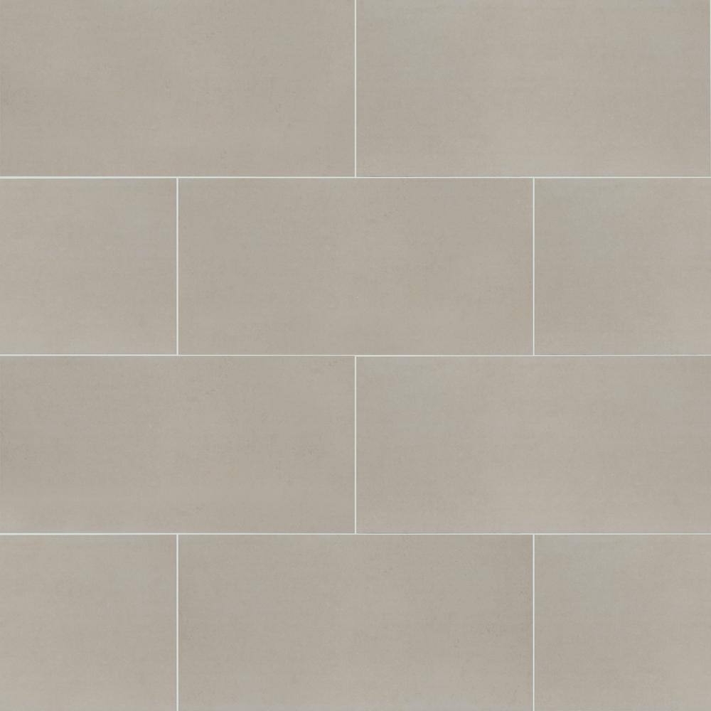 MSI Beton Glacier 24 in. x 48 in. Matte Porcelain Stone Look Floor and Wall Tile (16 sq. ft.Case) NBETGLA2448C