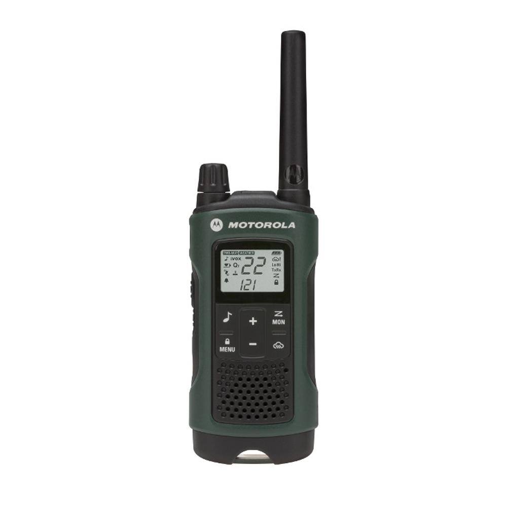 MOTOROLA Talkabout T465 FRSGMRS 2-Way Radios with 35 Mile Range and NOAA Notifications in Green T465