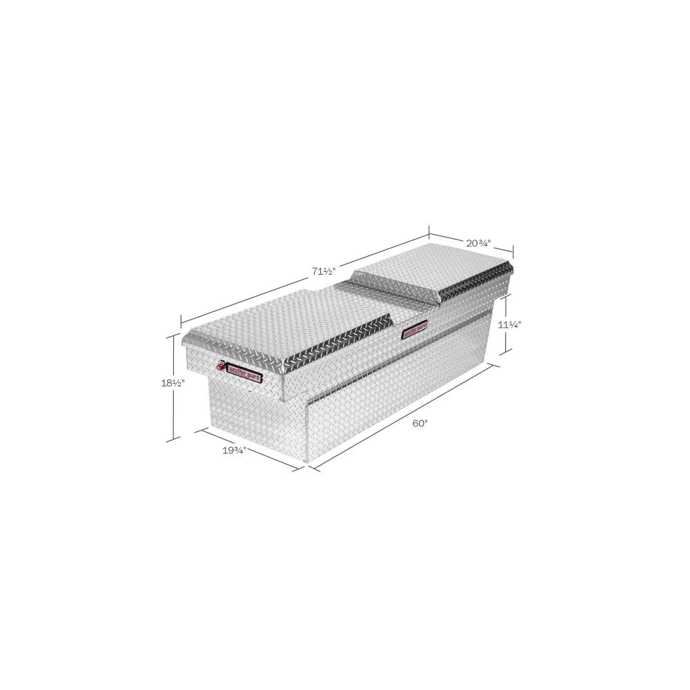 Model 124-0-01 Cross Box， Aluminum， Full Standard， 11.3 Cu. Ft. ;