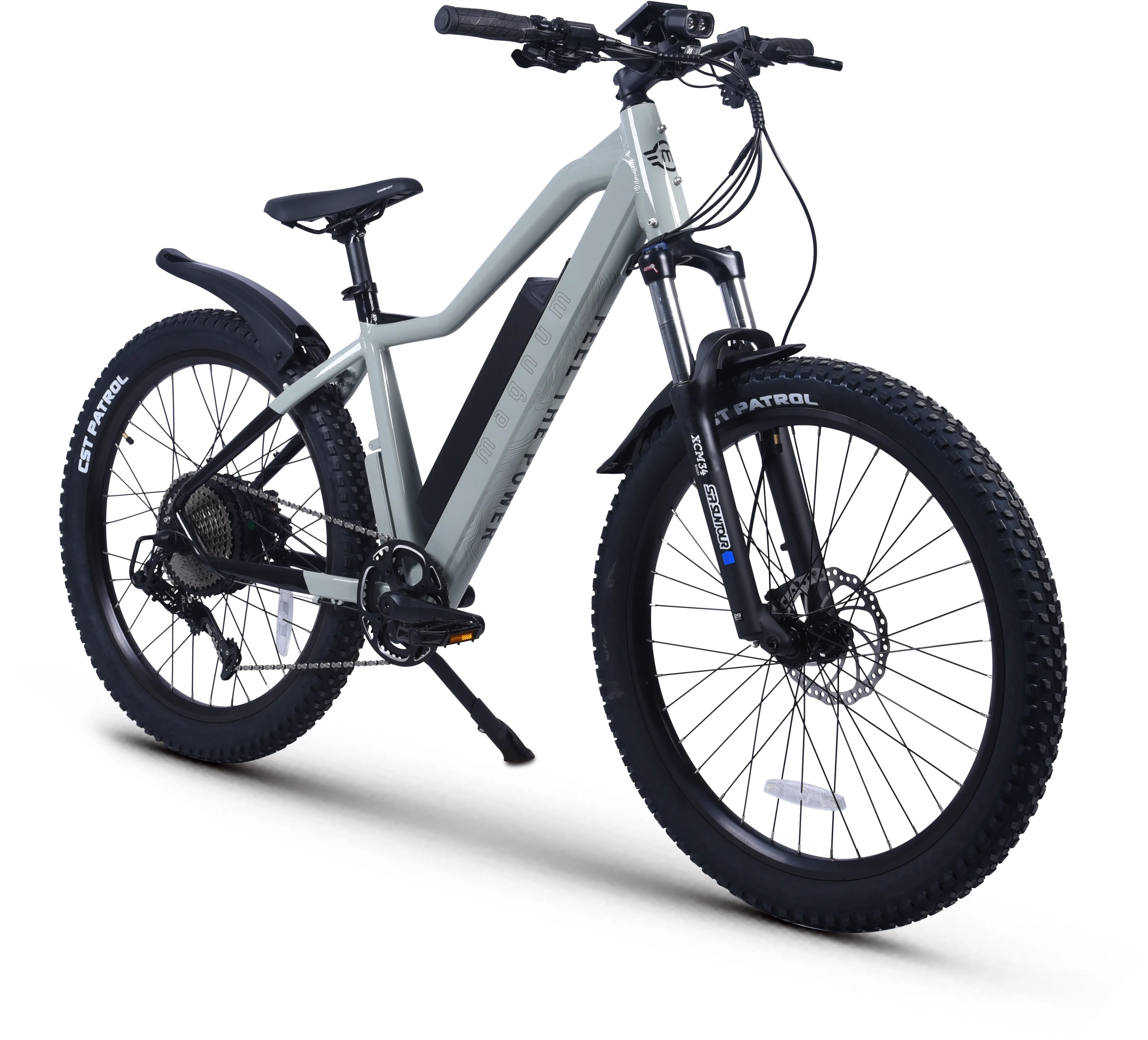 Magnum Peak T7 Gray Electric Mountain Bike