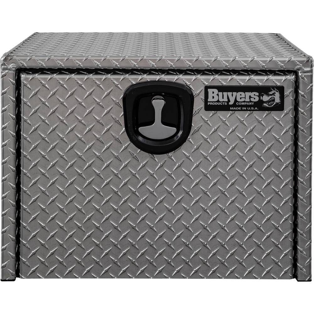 Buyers Products Company 18 in. x 18 in. x 24 in. Diamond Plate Tread Aluminum Underbody Truck Tool Box 1735100