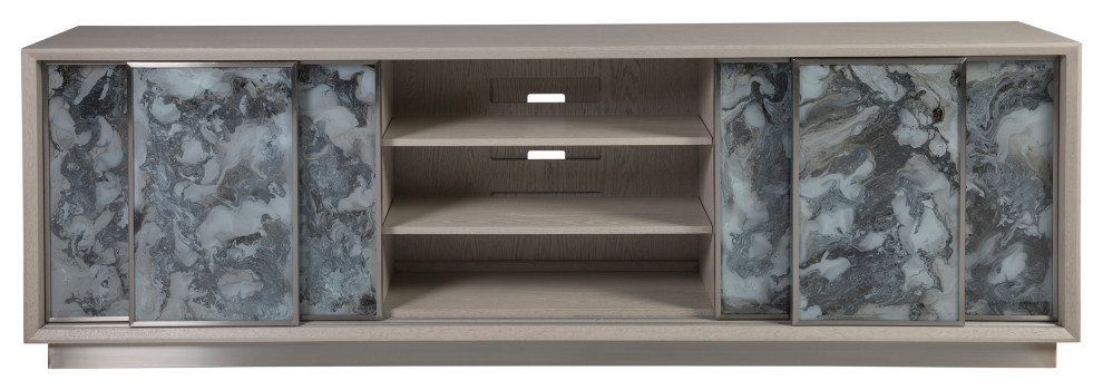 Metaphor Long Media Console   Contemporary   Console Tables   by Lexington Home Brands  Houzz