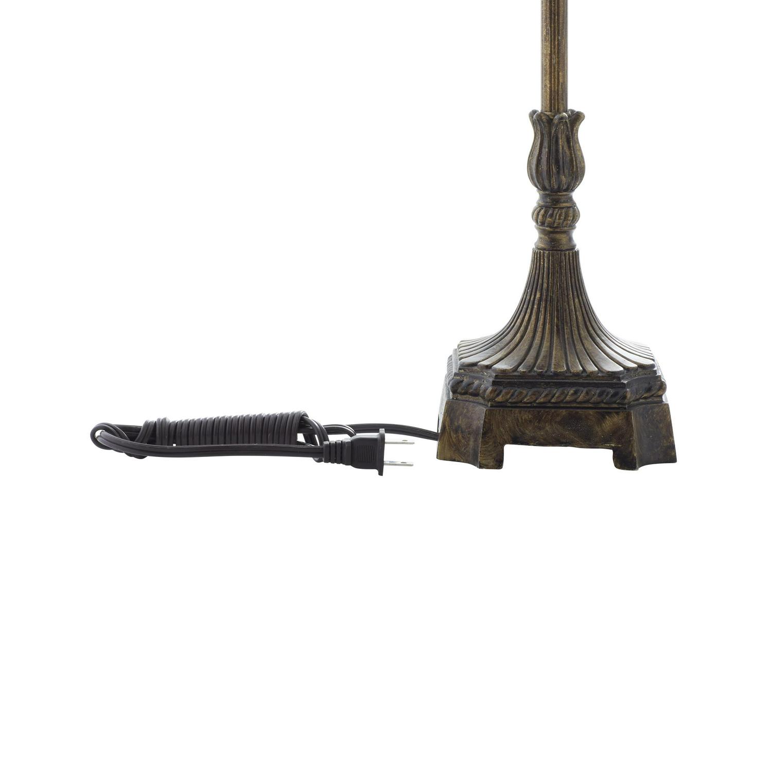 DecMode Bronze Polystone Tuscan Buffet Lamp 34