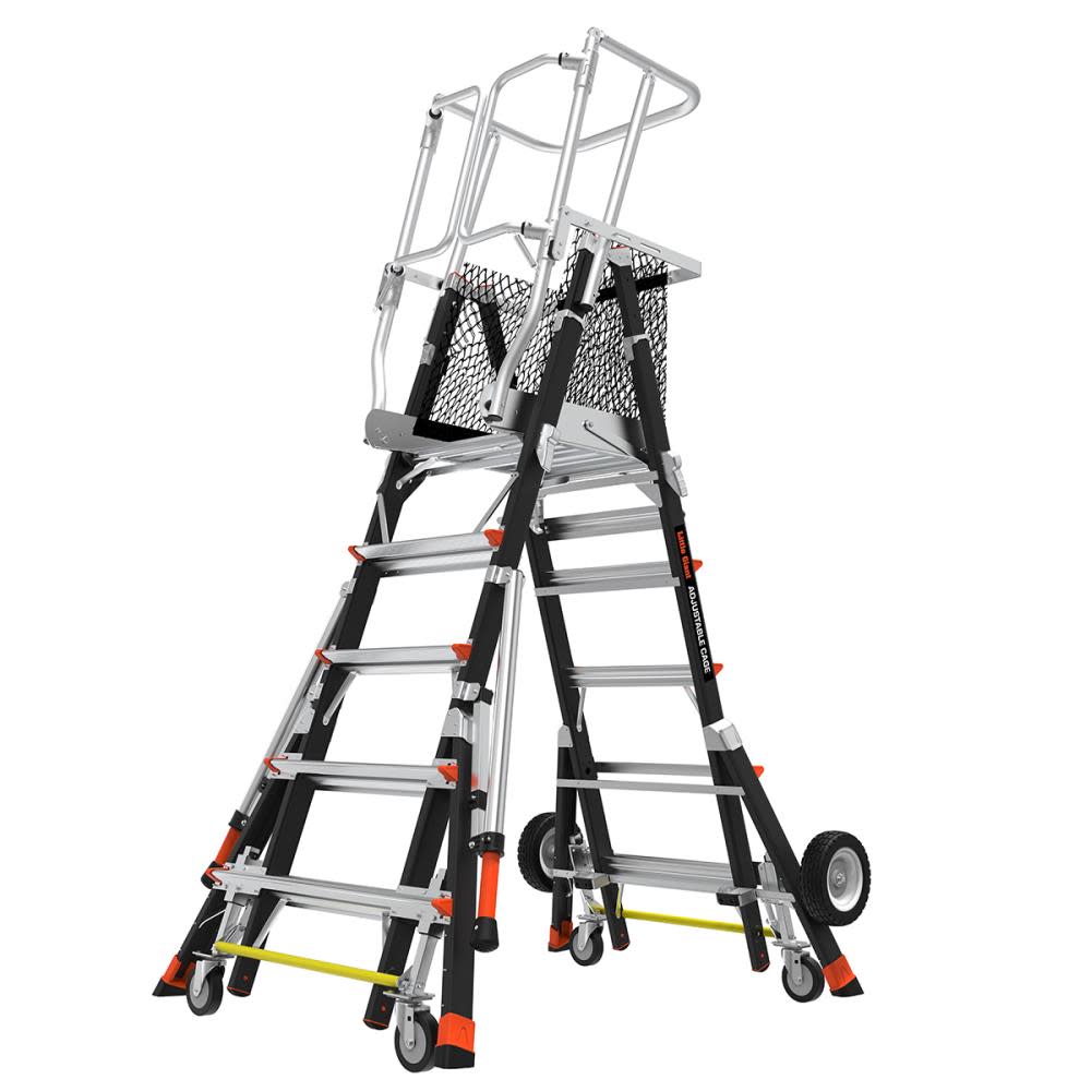 Cage Model 5 Ft. to 9 Ft. IAA FG w/ All Terrain Wheels and Wheel Lift