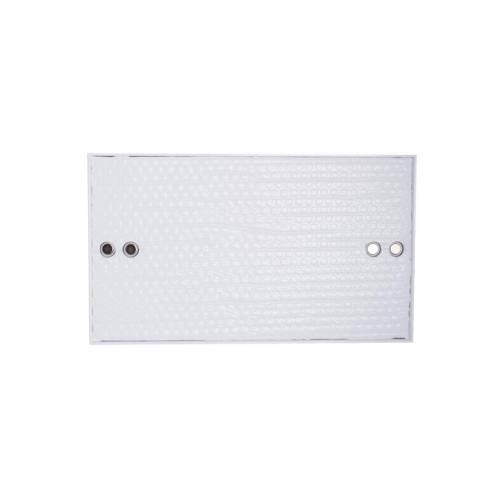 Elima-Draft 4-in-1 Insulated Magnetic RegisterVent Cover in White ELMDFT4X1A3402