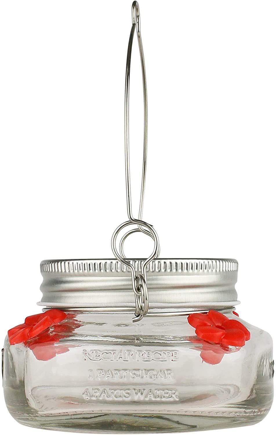 Nature's Way Bird Products (#MJF1) Mason Jar Hummingbird Dish Feeder