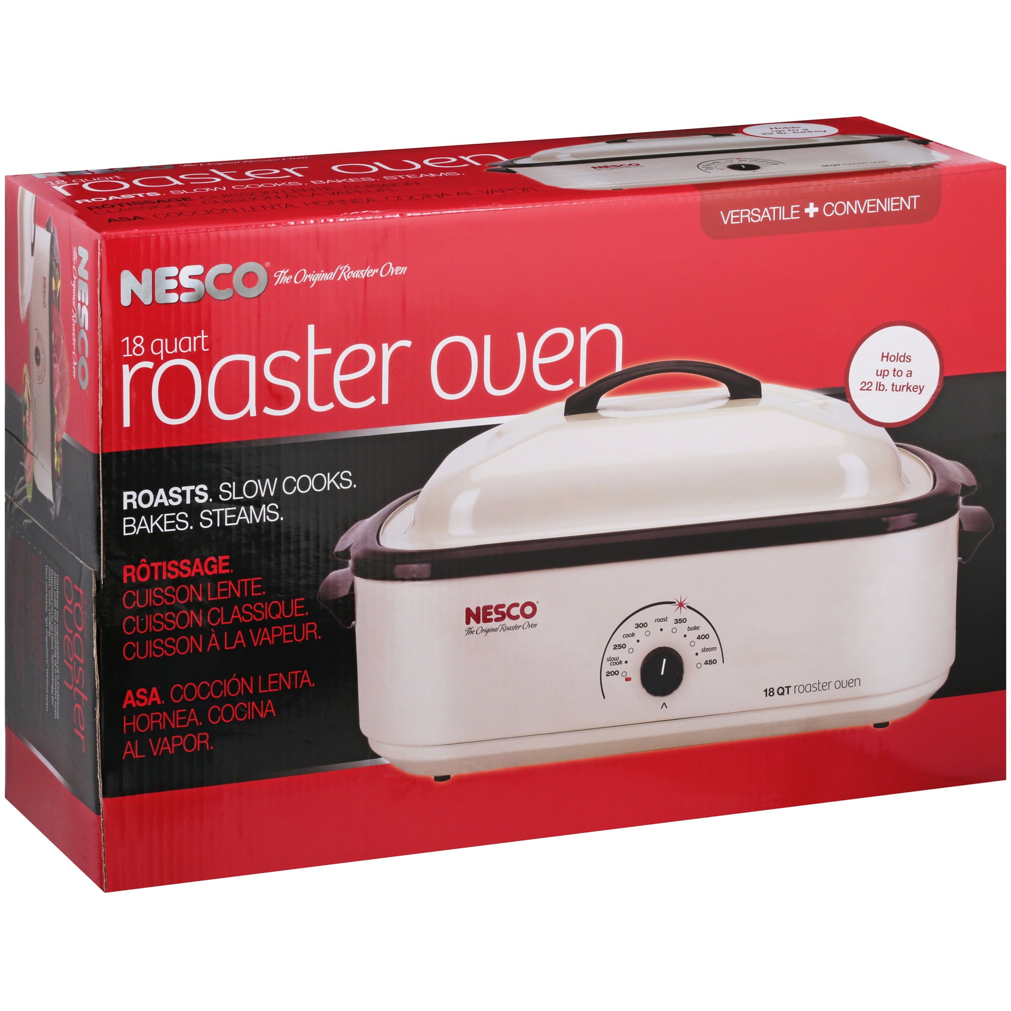 The NESCO 18 Quart Roaster Oven Four