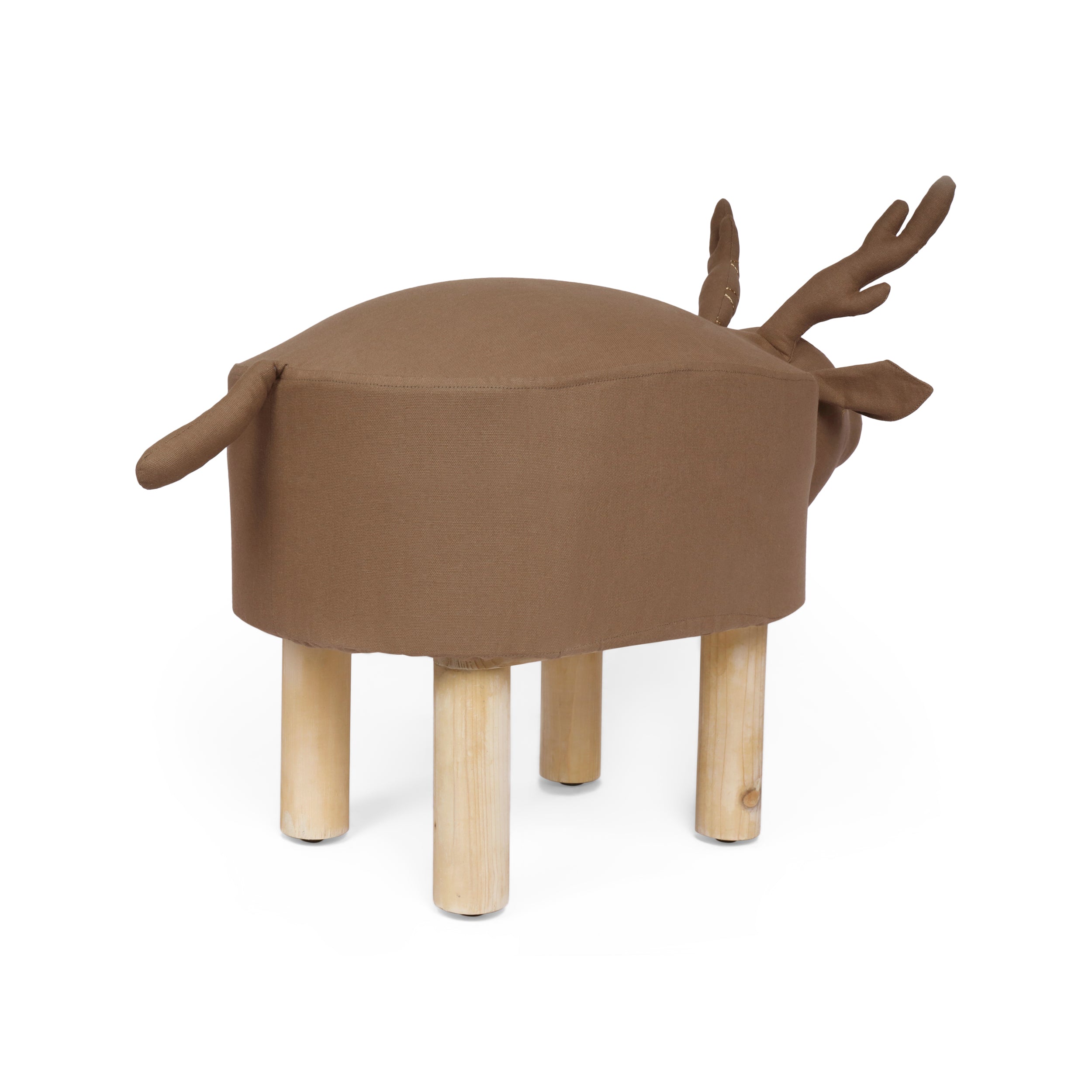 Azelya Contemporary Kids Deer Ottoman